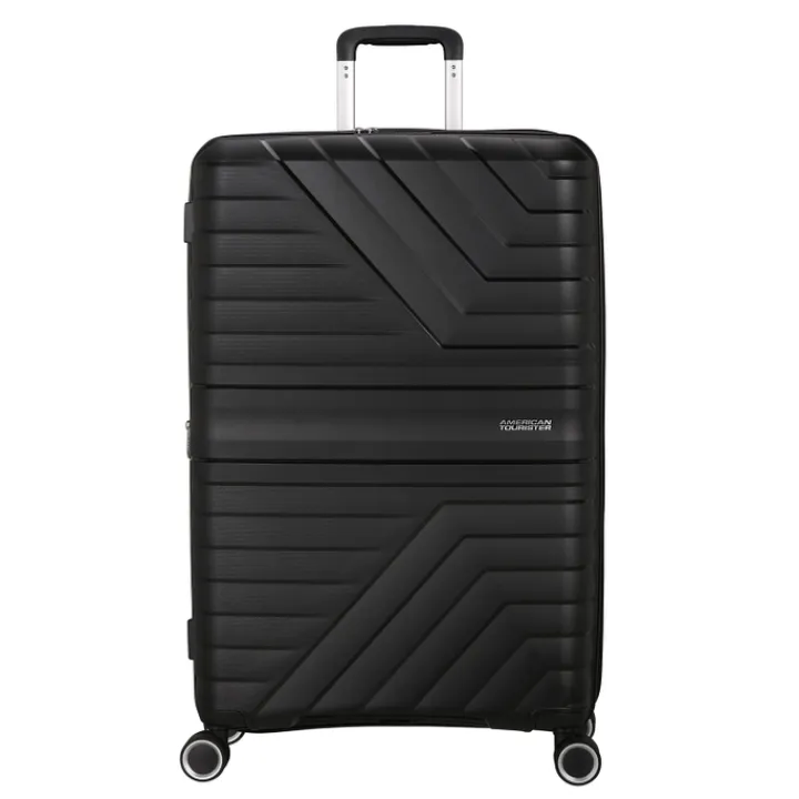 Reistrolleys|Reiskoffers>American Tourister Flytwist Spinner 78/29 TSA Expandable shadow black