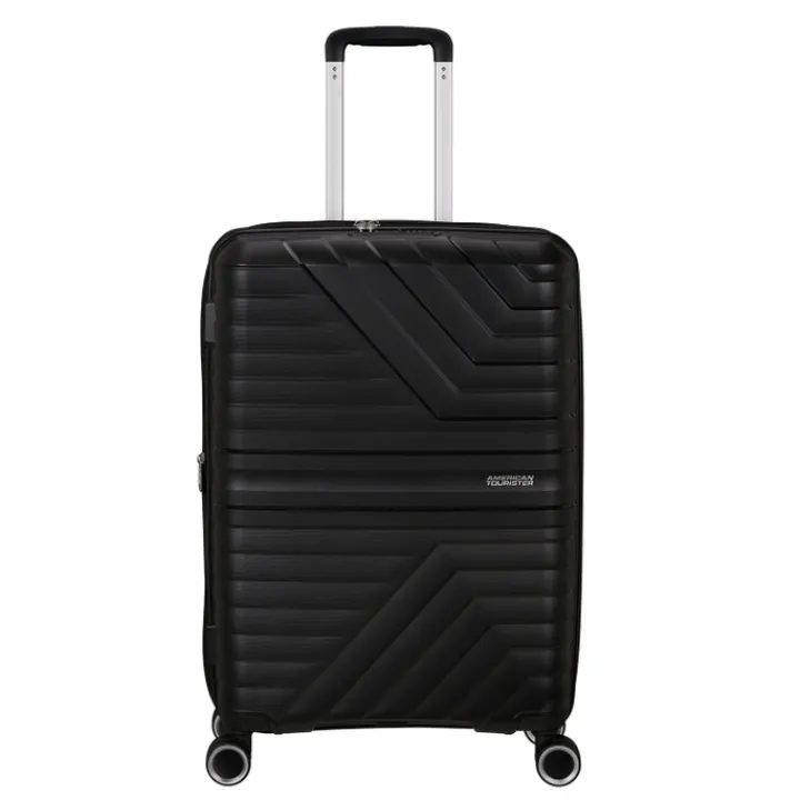 Reistrolleys|Reiskoffers>American Tourister Flytwist Spinner 67/24 TSA Expandable shadow black