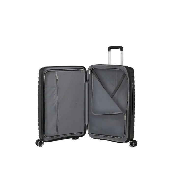 Reistrolleys|Reiskoffers>American Tourister Flytwist Spinner 67/24 TSA Expandable shadow black