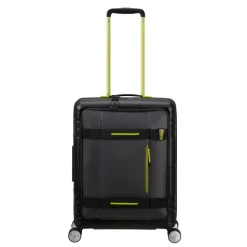 Handbagage Trolleys|Laptop Trolleys>American Tourister Hello Cabin Spinner 55 EXP Coated black/lime