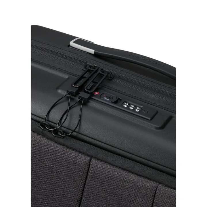 Handbagage Trolleys|Laptop Trolleys>American Tourister Hello Cabin Spinner 55 EXP grey melange