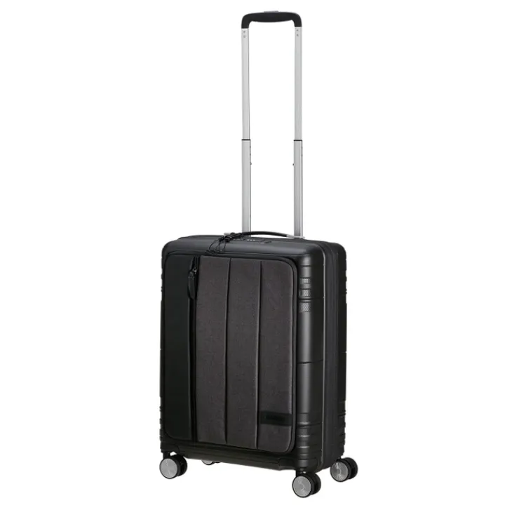 Handbagage Trolleys|Laptop Trolleys>American Tourister Hello Cabin Spinner 55 EXP grey melange