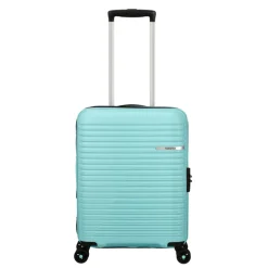 Transavia Trolleys|Ryanair Trolleys>American Tourister Liftoff Spinner 55 summer blue