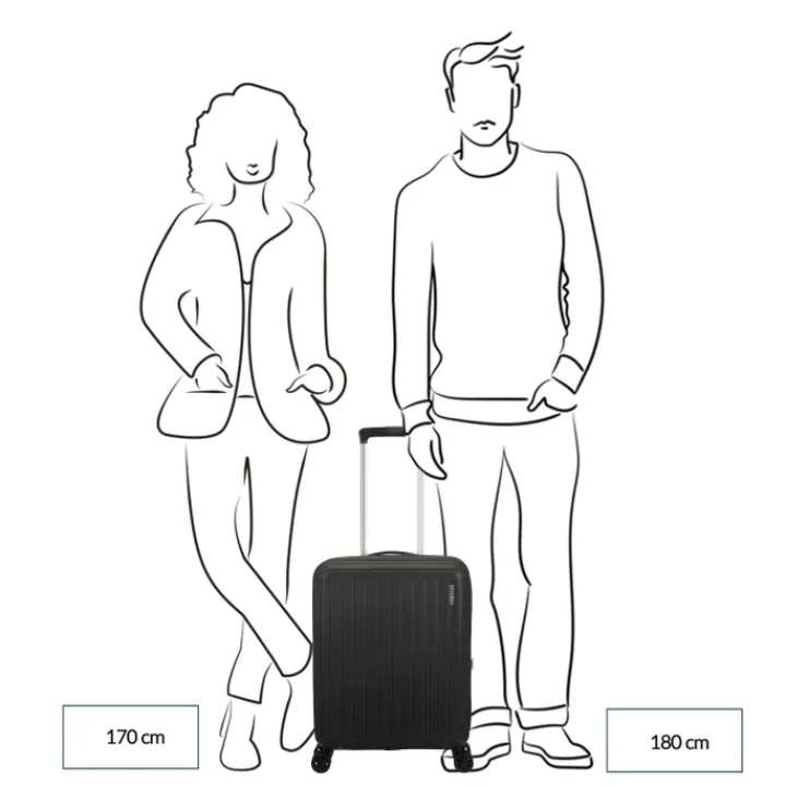 Transavia Trolleys|Ryanair Trolleys>American Tourister Rejoy Spinner 55/20 TSA aquatic awe