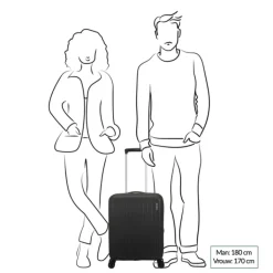 Transavia Trolleys|Ryanair Trolleys>American Tourister Rejoy Spinner 55/20 TSA navy blue