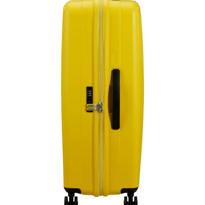 Reistrolleys|Reiskoffers>American Tourister Rejoy Spinner 77/28 TSA electric yellow