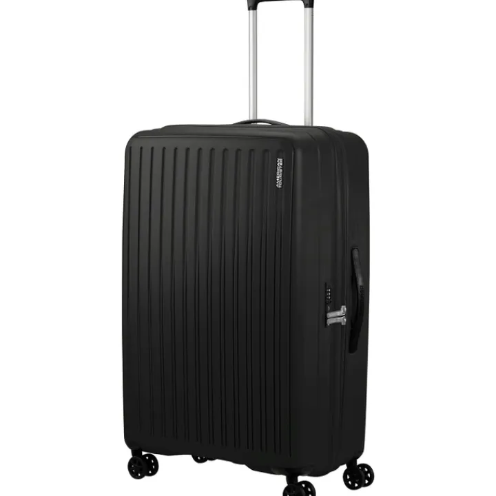 Reistrolleys|Reiskoffers>American Tourister Rejoy Spinner 77/28 TSA true black