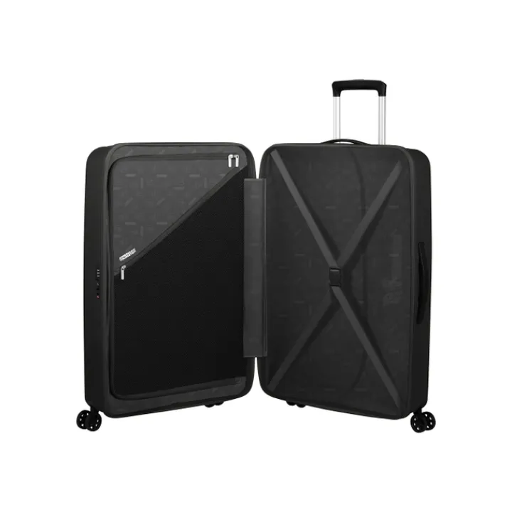 Reistrolleys|Reiskoffers>American Tourister Rejoy Spinner 77/28 TSA true black