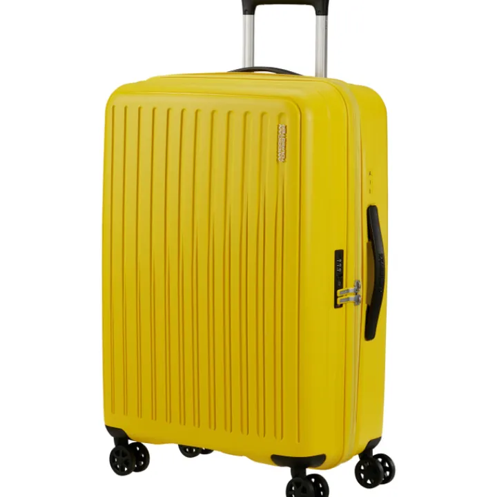 Reistrolleys|Reiskoffers>American Tourister Rejoy Spinner 68/25 TSA electric yellow