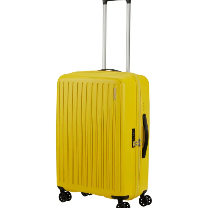 Reistrolleys|Reiskoffers>American Tourister Rejoy Spinner 68/25 TSA electric yellow