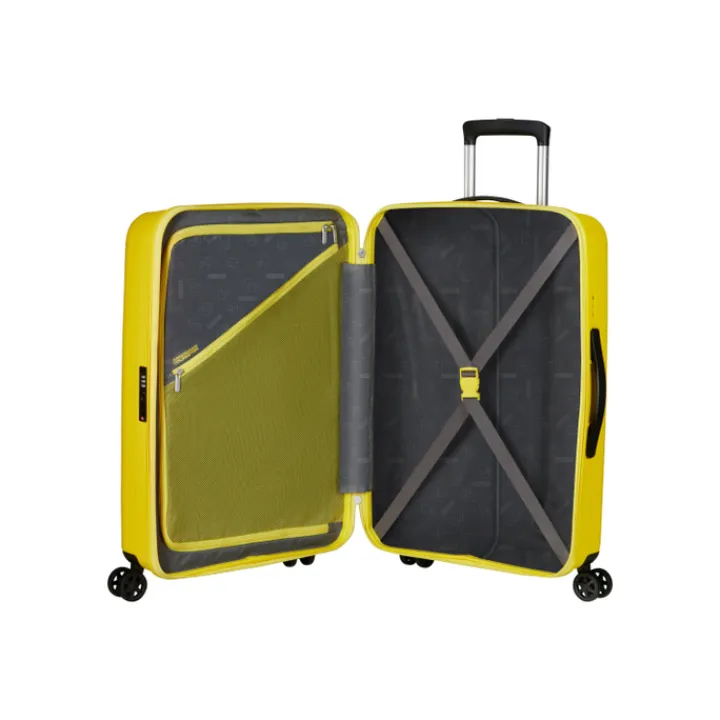 Reistrolleys|Reiskoffers>American Tourister Rejoy Spinner 68/25 TSA electric yellow
