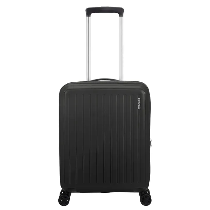 Transavia Trolleys|Ryanair Trolleys>American Tourister Rejoy Spinner 55/20 TSA true black