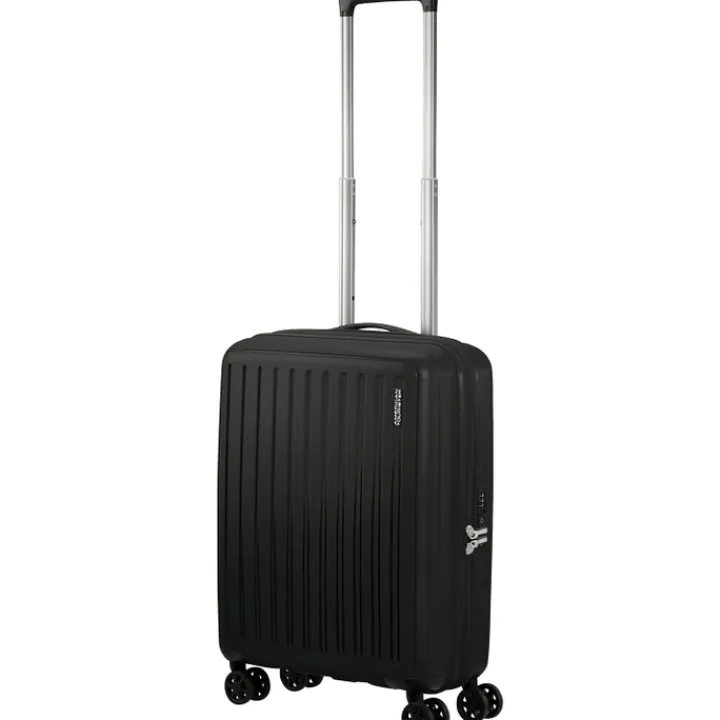 Transavia Trolleys|Ryanair Trolleys>American Tourister Rejoy Spinner 55/20 TSA true black