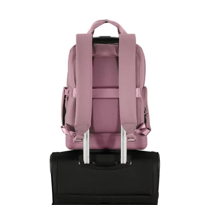 Kleine Rugzakken|Heren Rugzakken>American Tourister Soulpack Business Backpack Tote 15" lilas pink