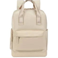 Kleine Rugzakken|Heren Rugzakken>American Tourister Soulpack Business Backpack Tote 15" beige
