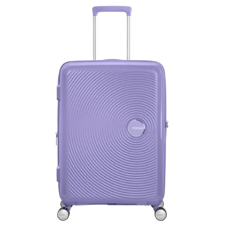 Reistrolleys|Reiskoffers>American Tourister Soundbox Spinner 67 Expandable lavender