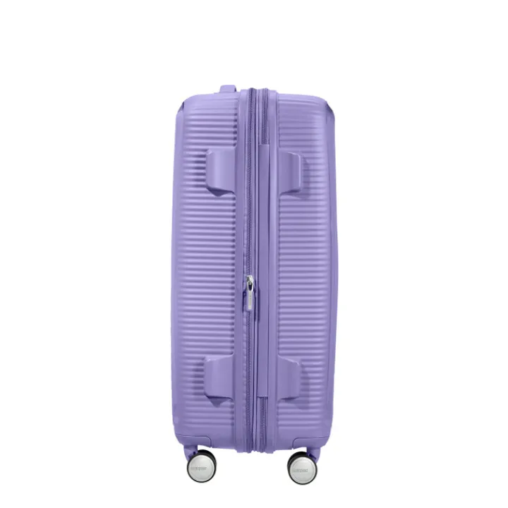 Reistrolleys|Reiskoffers>American Tourister Soundbox Spinner 67 Expandable lavender