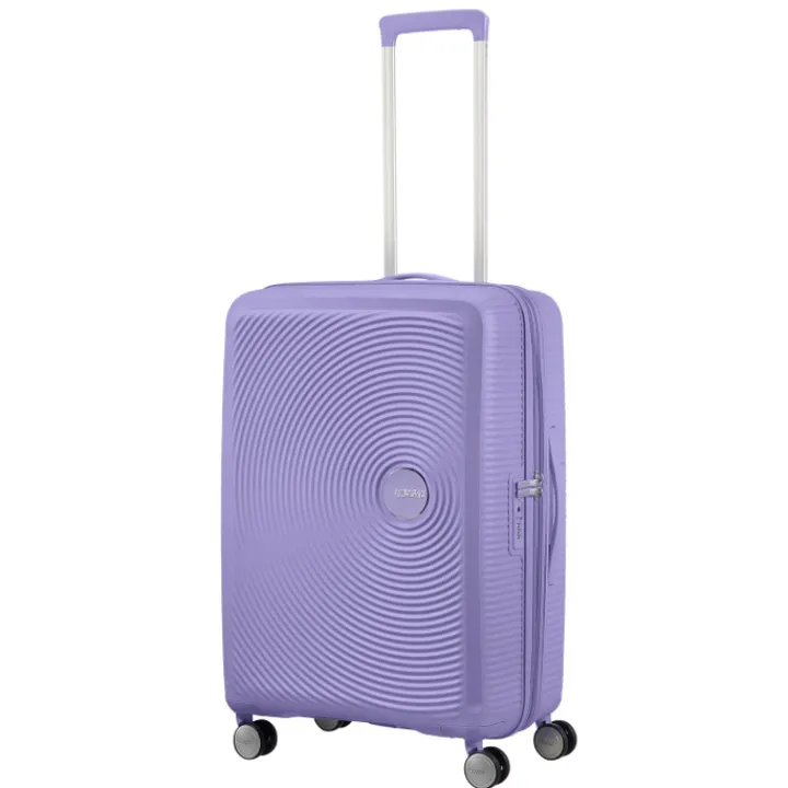 Reistrolleys|Reiskoffers>American Tourister Soundbox Spinner 67 Expandable lavender