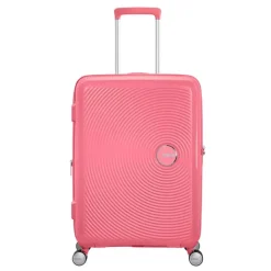Reistrolleys|Reiskoffers>American Tourister Soundbox Spinner 67 Expandable sun kissed coral