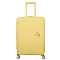 Reistrolleys|Reiskoffers>American Tourister Soundbox Spinner 67/24 TSA Expandable pastel yellow