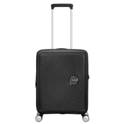 Transavia Trolleys|Ryanair Trolleys>American Tourister Soundbox Spinner 55 Expandable bass black