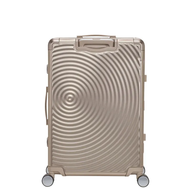 Reistrolleys|Reiskoffers>American Tourister Soundbox Alu Spinner 77/28 TSA bronze