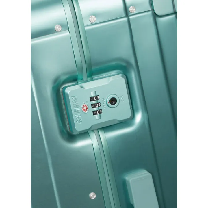 Reistrolleys|Reiskoffers>American Tourister Soundbox Aluminium Spinner 68 cm Expandable dusty turquoise