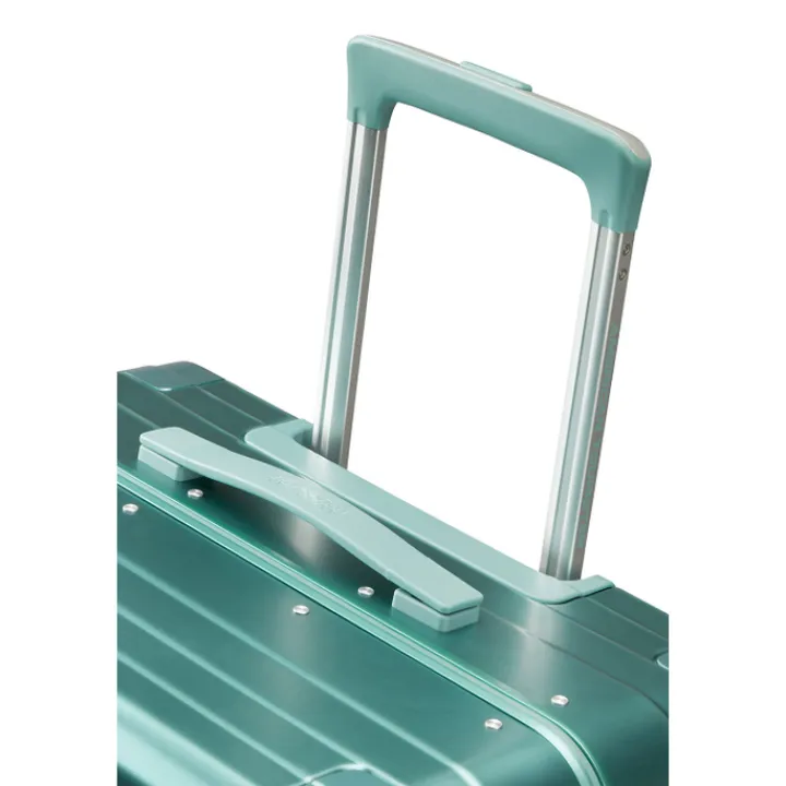 Reistrolleys|Reiskoffers>American Tourister Soundbox Aluminium Spinner 68 cm Expandable dusty turquoise