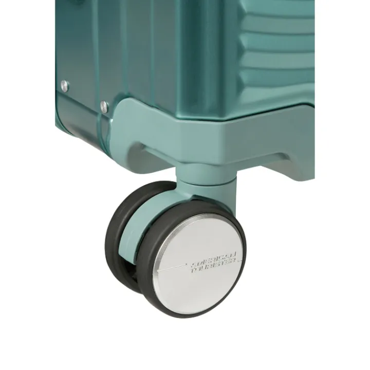 Reistrolleys|Reiskoffers>American Tourister Soundbox Aluminium Spinner 68 cm Expandable dusty turquoise