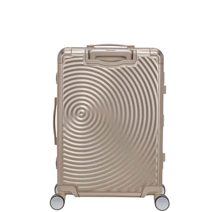 Reistrolleys|Reiskoffers>American Tourister Soundbox Alu Spinner 68/25 TSA bronze