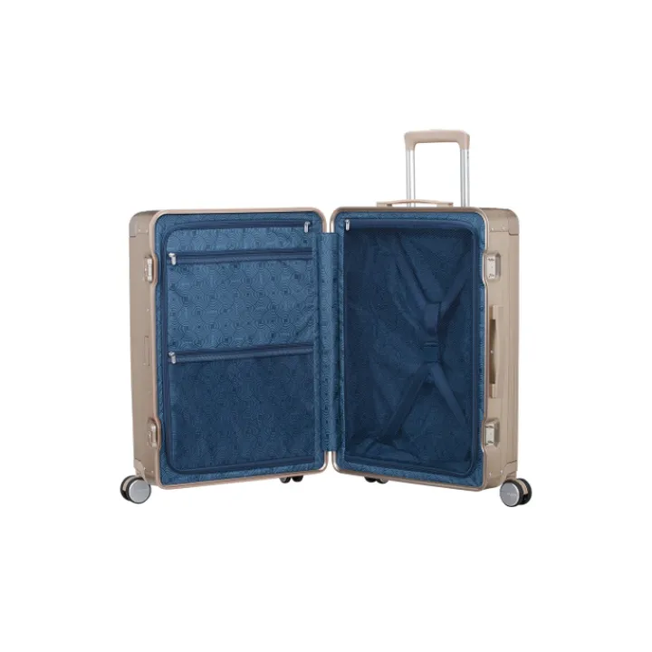 Reistrolleys|Reiskoffers>American Tourister Soundbox Alu Spinner 68/25 TSA bronze