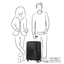 Reistrolleys|Reiskoffers>American Tourister Soundbox Spinner 67 Expandable golden yellow