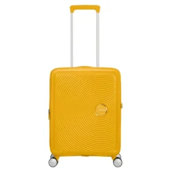 Transavia Trolleys|Ryanair Trolleys>American Tourister Soundbox Spinner 55 Expandable golden yellow