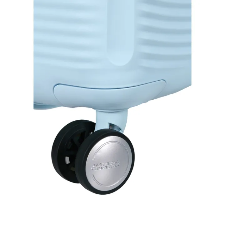 Reistrolleys|Reiskoffers>American Tourister Soundbox Spinner 67/24 TSA Expandable pastel blue