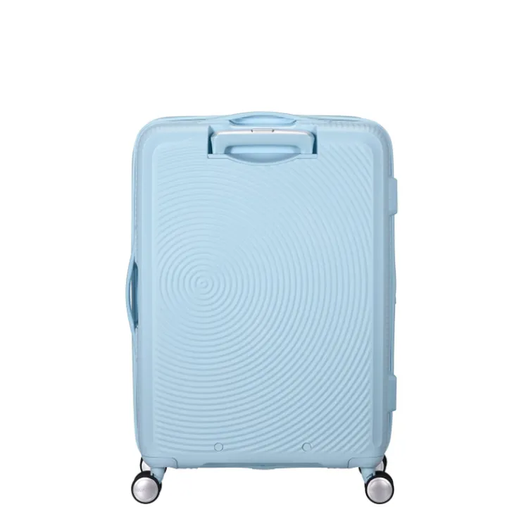 Reistrolleys|Reiskoffers>American Tourister Soundbox Spinner 67/24 TSA Expandable pastel blue