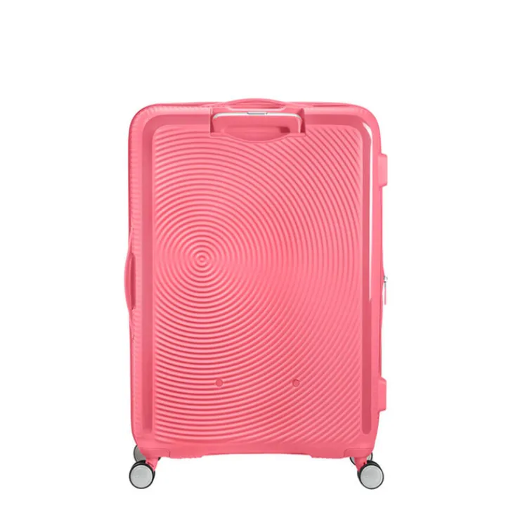Reiskoffers|Harde Koffers>American Tourister Soundbox Spinner 77 Expandable sun kissed coral