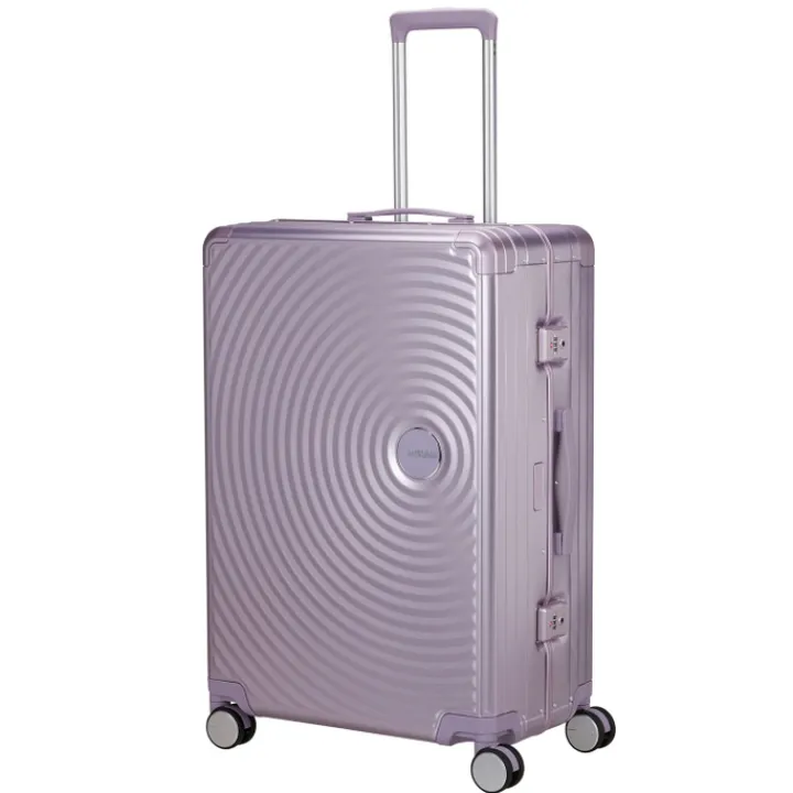 Reistrolleys|Reiskoffers>American Tourister Soundbox Aluminium Spinner 77 cm Expandable stormy lilac