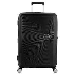 Reistrolleys|Reiskoffers>American Tourister Soundbox Spinner 77 Expandable bass black