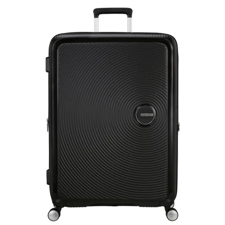 Reistrolleys|Reiskoffers>American Tourister Soundbox Spinner 80/30 TSA Expandable bass black