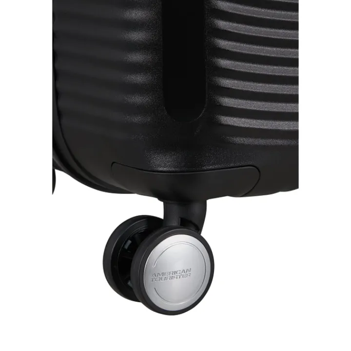 Reistrolleys|Reiskoffers>American Tourister Soundbox Spinner 80/30 TSA Expandable bass black