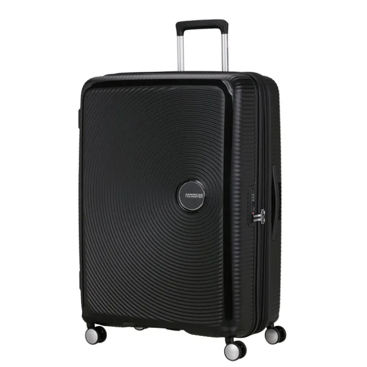 Reistrolleys|Reiskoffers>American Tourister Soundbox Spinner 80/30 TSA Expandable bass black