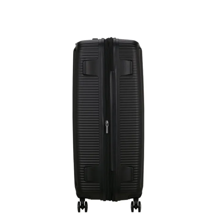 Reistrolleys|Reiskoffers>American Tourister Soundbox Spinner 80/30 TSA Expandable bass black