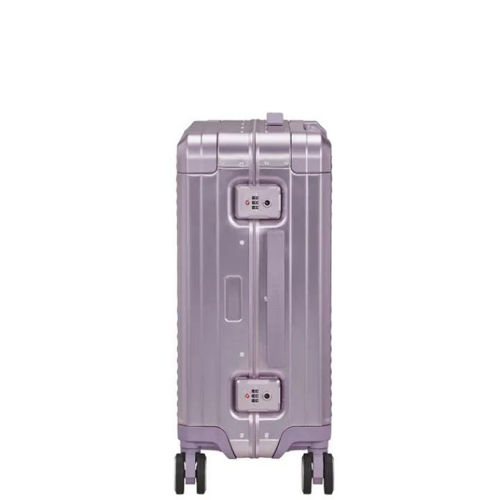 Transavia Trolleys|Handbagage Trolleys>American Tourister Soundbox Aluminium Spinner 55 Expandable stormy lilac