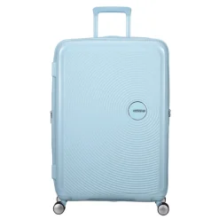 Reistrolleys|Reiskoffers>American Tourister Soundbox Spinner 77/28 TSA Expandable pastel blue