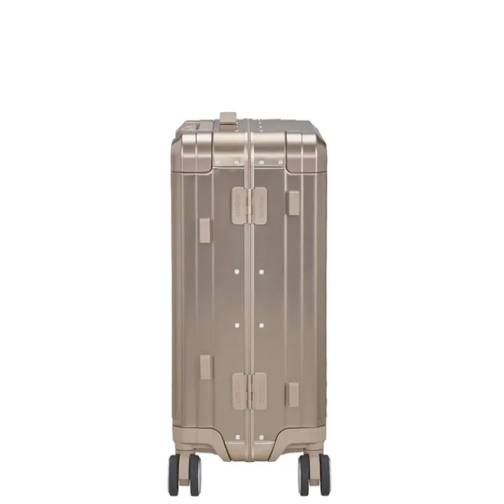 Transavia Trolleys|Handbagage Trolleys>American Tourister Soundbox Alu Spinner 55/20 TSA bronze