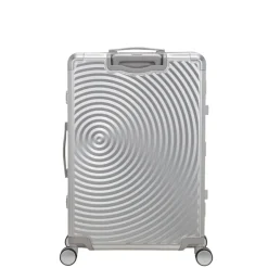 Reistrolleys|Reiskoffers>American Tourister Soundbox Alu Spinner 77/28 TSA silver