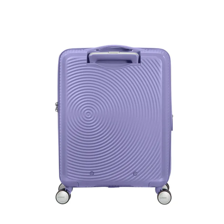 Transavia Trolleys|Ryanair Trolleys>American Tourister Soundbox Spinner 55 Expandable lavender