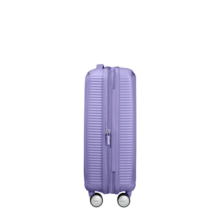 Transavia Trolleys|Ryanair Trolleys>American Tourister Soundbox Spinner 55 Expandable lavender