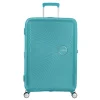 Reistrolleys|Reiskoffers>American Tourister Soundbox Spinner 77 Expandable turquoise tonic