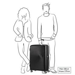 Reistrolleys|Reiskoffers>American Tourister Soundbox Spinner 77 Expandable turquoise tonic